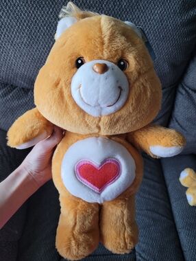 Care Bear Carlton Cards 20th Anniversary Tenderheart Like-new with tag 15" Plush